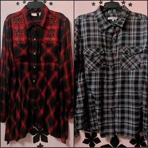 Women’s flannel shirt bundle
